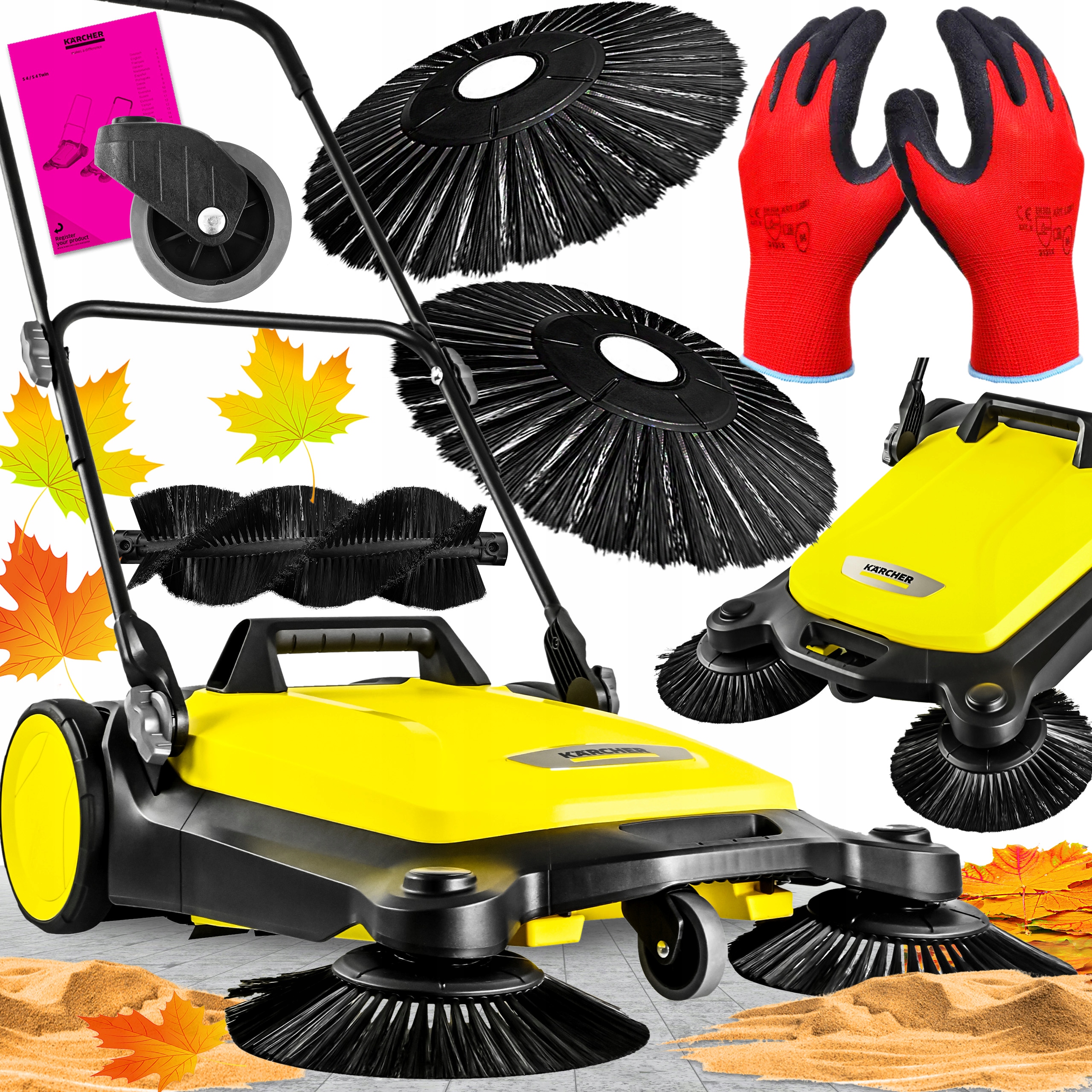 Kärcher S4 Dvojitý ručný zametač KARCHER SET